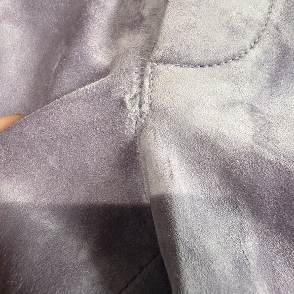 Gucci by Tom Ford Vintage Low Rise Pants in Purple Suede - Picture 7 of 7